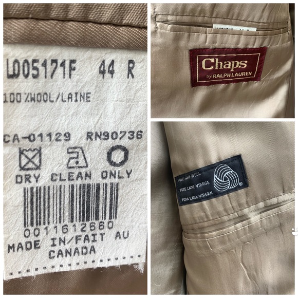 SOLD Ralph Lauren Chaps 100% Wool Sports Coat - Picture 8 of 8